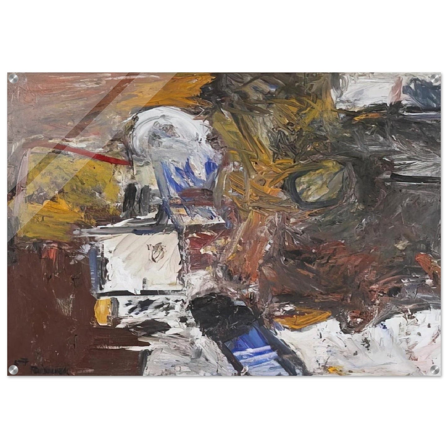 CARGO 1957 - Milton Resnick Acrylic Print - 70x100 cm / 28x40″ inches