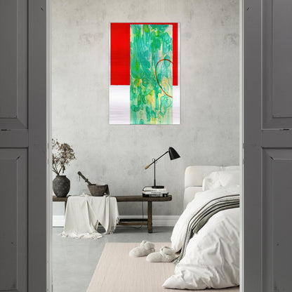 Bluest - Sam Gilliam Brushed Aluminum Print - 70x100 cm / 28x40 inches | Sam Gilliam Aluminum Print | Sam Gilliam Prints