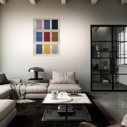 COLOR CHART NO 139 1 1966 - Gerhard Richter Brushed Aluminum Print - 70x100 cm / 28x40 inches | Gerhard Richter Aluminum Print | Gerhard Richter Prints