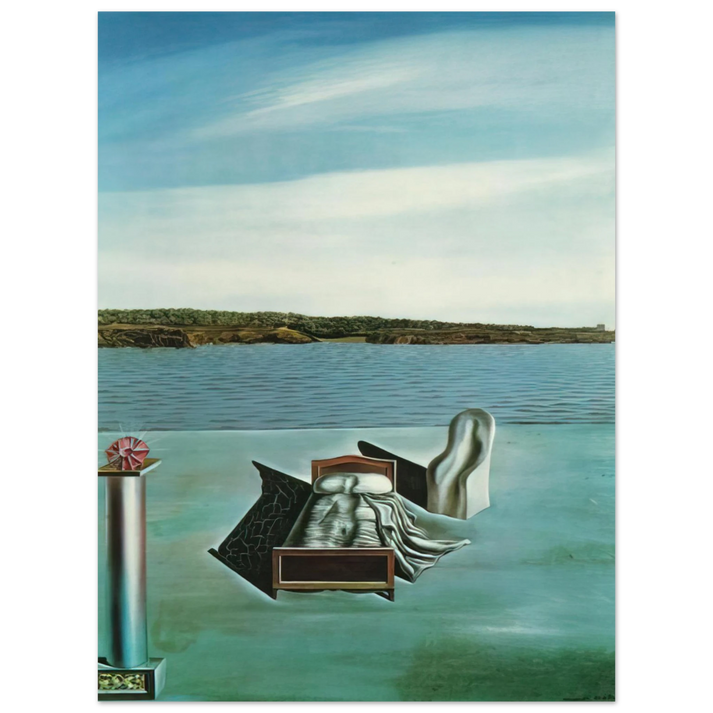 Salvador Dali - SURREALIST COMPOSITION WITH INVISIBLE FIGURES  75x100 cm / 30x40inches Fine Art Poster