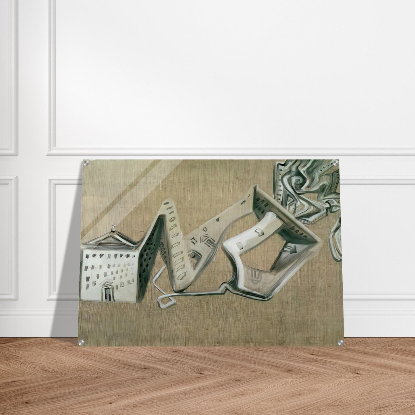 ARCHITECTURAL CONTORTION OF EL ESCORIAL - Salvador Dali Acrylic Print - 70x100 cm / 28x40″ inches | Salvador Dali Wall Art | Salvador Dali Prints