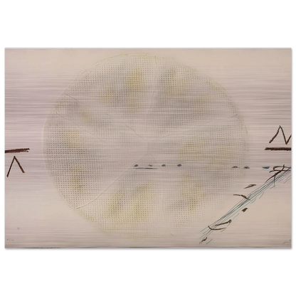 THE SIEVE 1972 - Antoni Tapies Brushed Aluminum Print - 70x100 cm / 28x40 inches | Antoni Tapies Aluminum Print | Antoni Tapies Prints