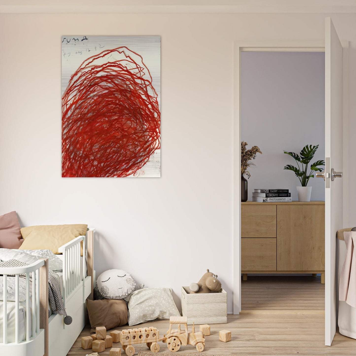 Suma - Cy Twombly Brushed Aluminum Print - 70x100 cm / 28x40 inches | Cy Twombly Aluminum Print | Cy Twombly Prints