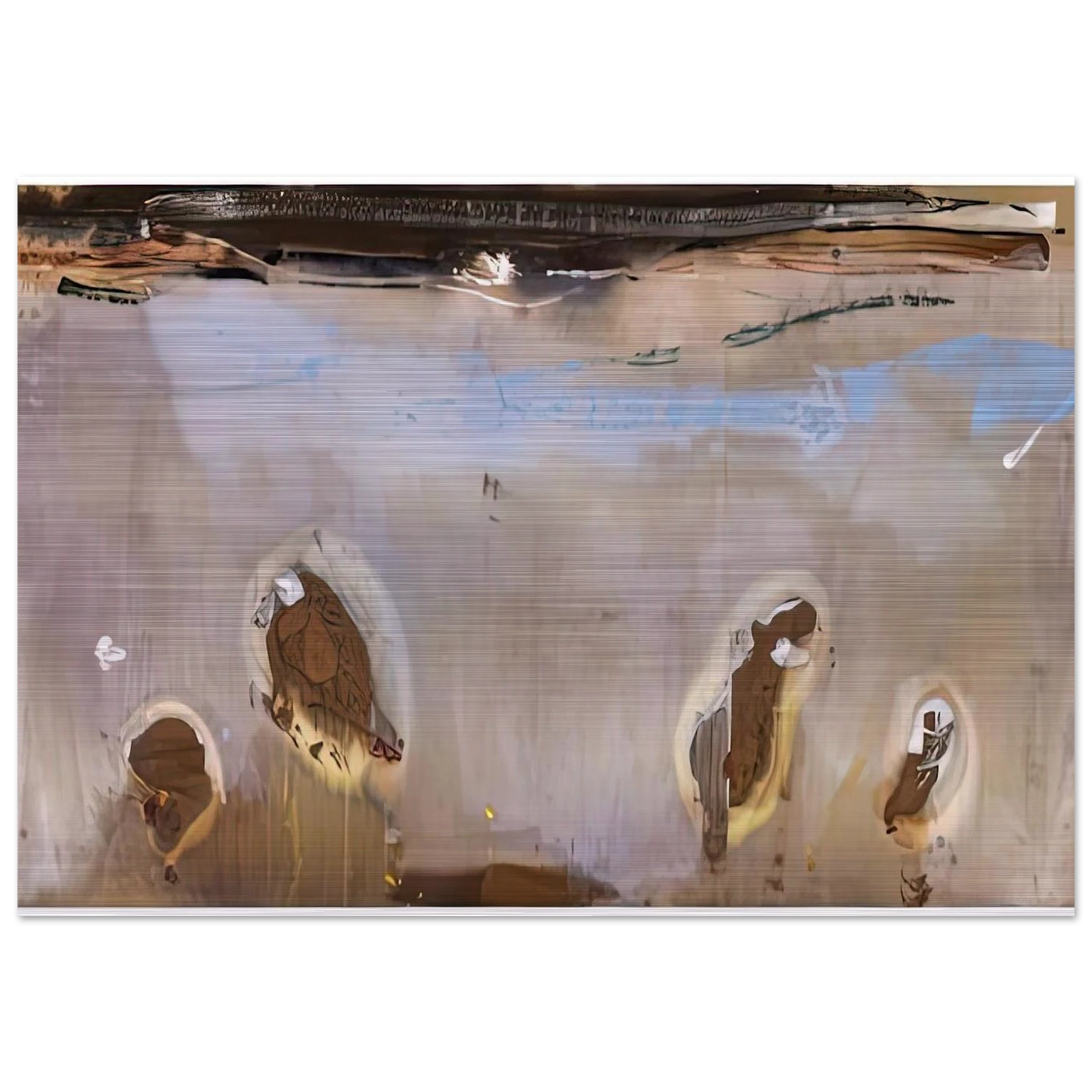 Tethys, 1981- - Helen Frankenthaler Brushed Aluminum Print - 70x100 cm / 28x40 inches | Helen Frankenthaler Aluminum Print | Helen Frankenthaler Prints