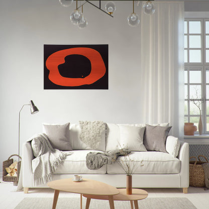 Untitled - Art Informel, Minimalism - Jiro Yoshihara Brushed Aluminum Print - 70x100 cm / 28x40 inches | Jiro Yoshihara Aluminum Print | Jiro Yoshihara Prints