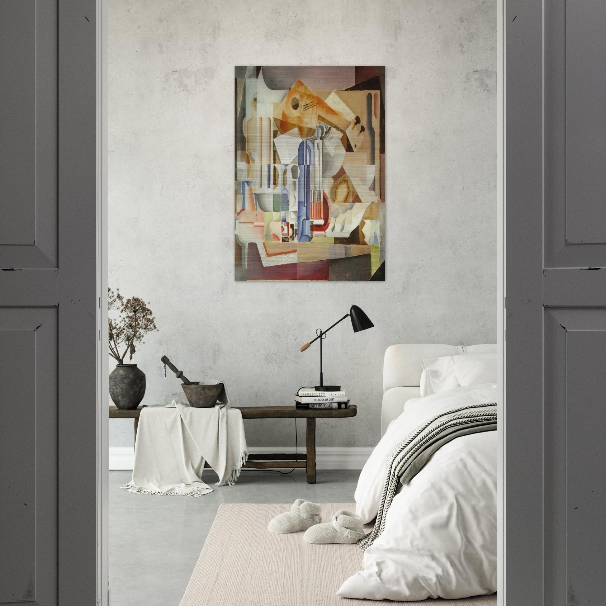CRYSTALLINE STILL LIFE - Salvador Dali Brushed Aluminum Print - 70x100 cm / 28x40 inches | Salvador Dali Aluminum Print | Salvador Dali Prints