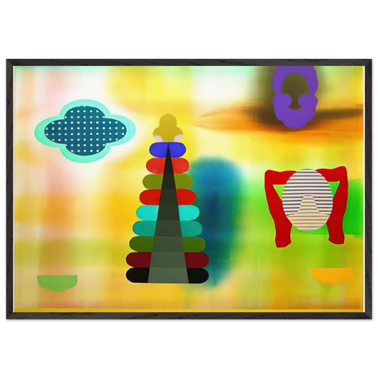 Indo-european - 2003 - Stephen Mueller 70x100 cm / 28x40 inches Framed Art Print – Black Wooden Frame
