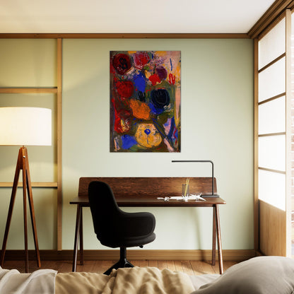 The Third Hand - Hans Hofmann Brushed Aluminum Print - 70x100 cm / 28x40 inches | Hans Hofmann Aluminum Print | Hans Hofmann Prints