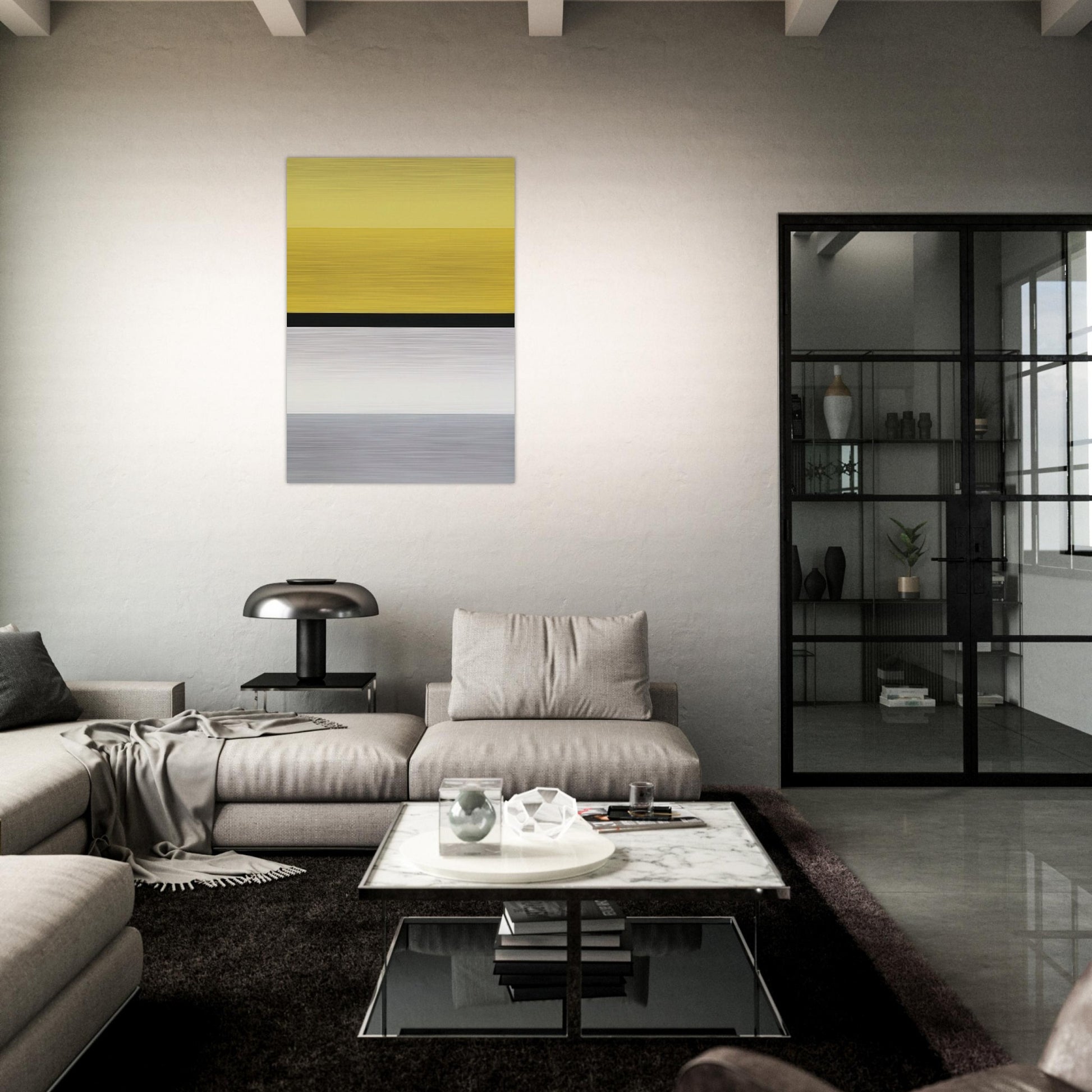 Dominican - Ellsworth Kelly Brushed Aluminum Print - 70x100 cm / 28x40 inches | Ellsworth Kelly Aluminum Print | Ellsworth Kelly Prints