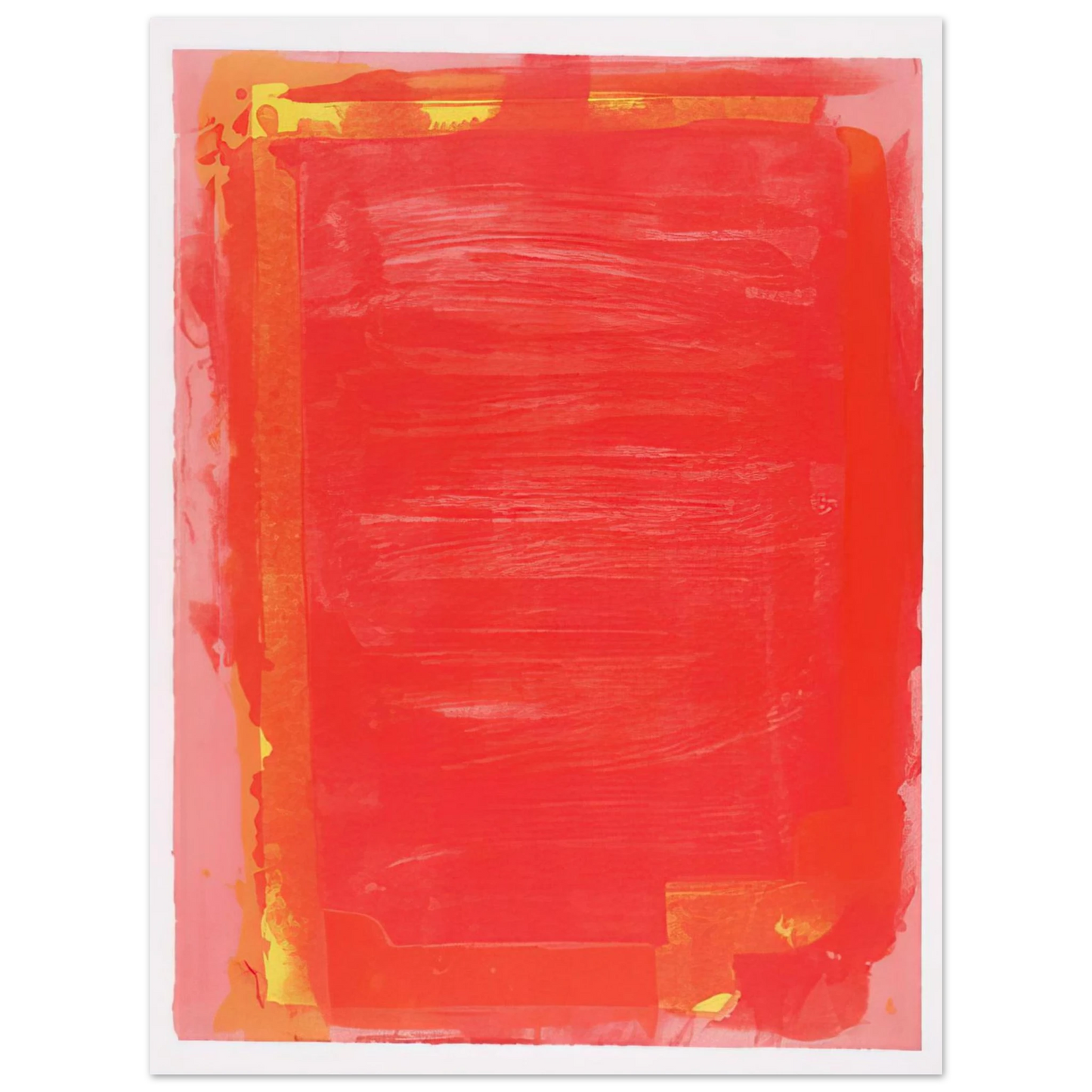 John Hoyland - Untitled I - 1974  75x100 cm / 30x40inches Fine Art Poster