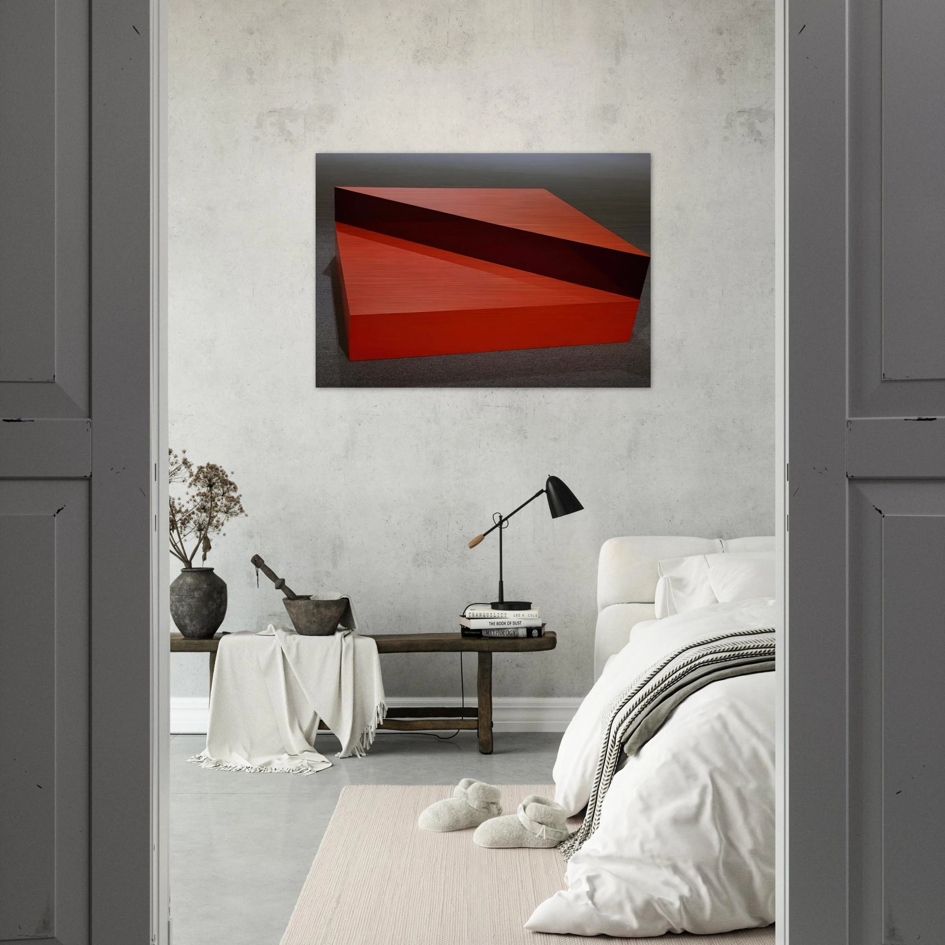 Untitled - 1963 - Donald Judd Brushed Aluminum Print - 70x100 cm / 28x40 inches | Donald Judd Aluminum Print | Donald Judd Prints