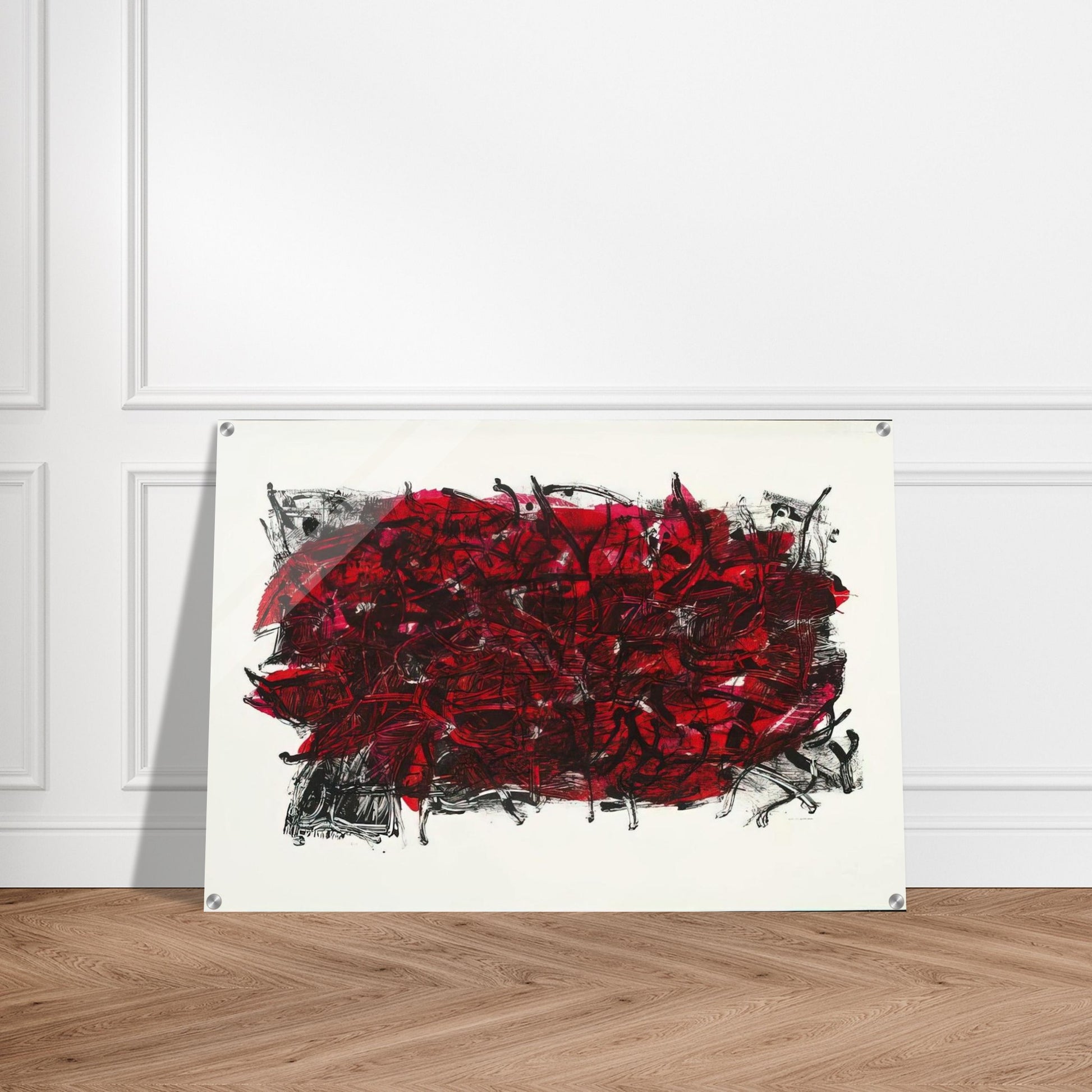 Leaves III 1967 - Jean-Paul Riopelle Acrylic Print - 70x100 cm / 28x40″ inches