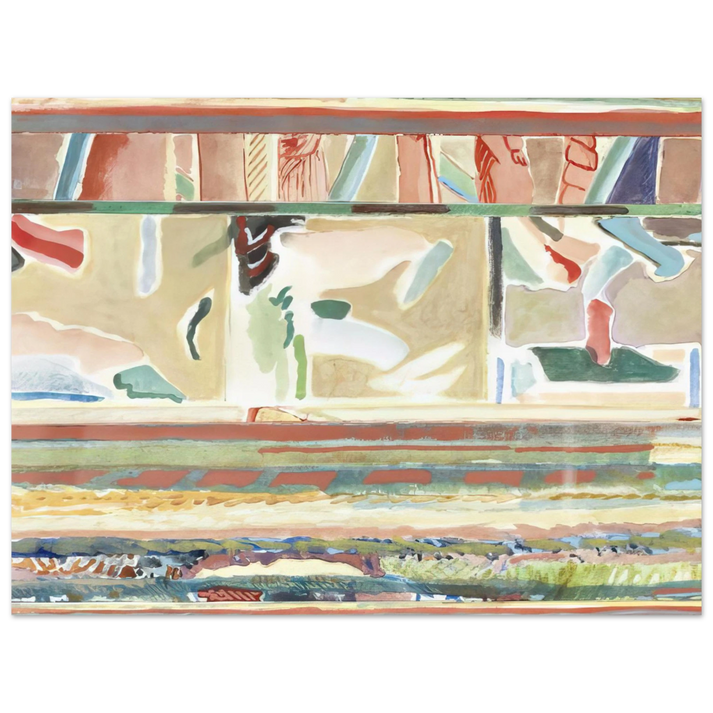 Menez - Paisagem II, Portalegre tapestry card - Lyrical Abstraction  75x100 cm / 30x40inches Fine Art Poster