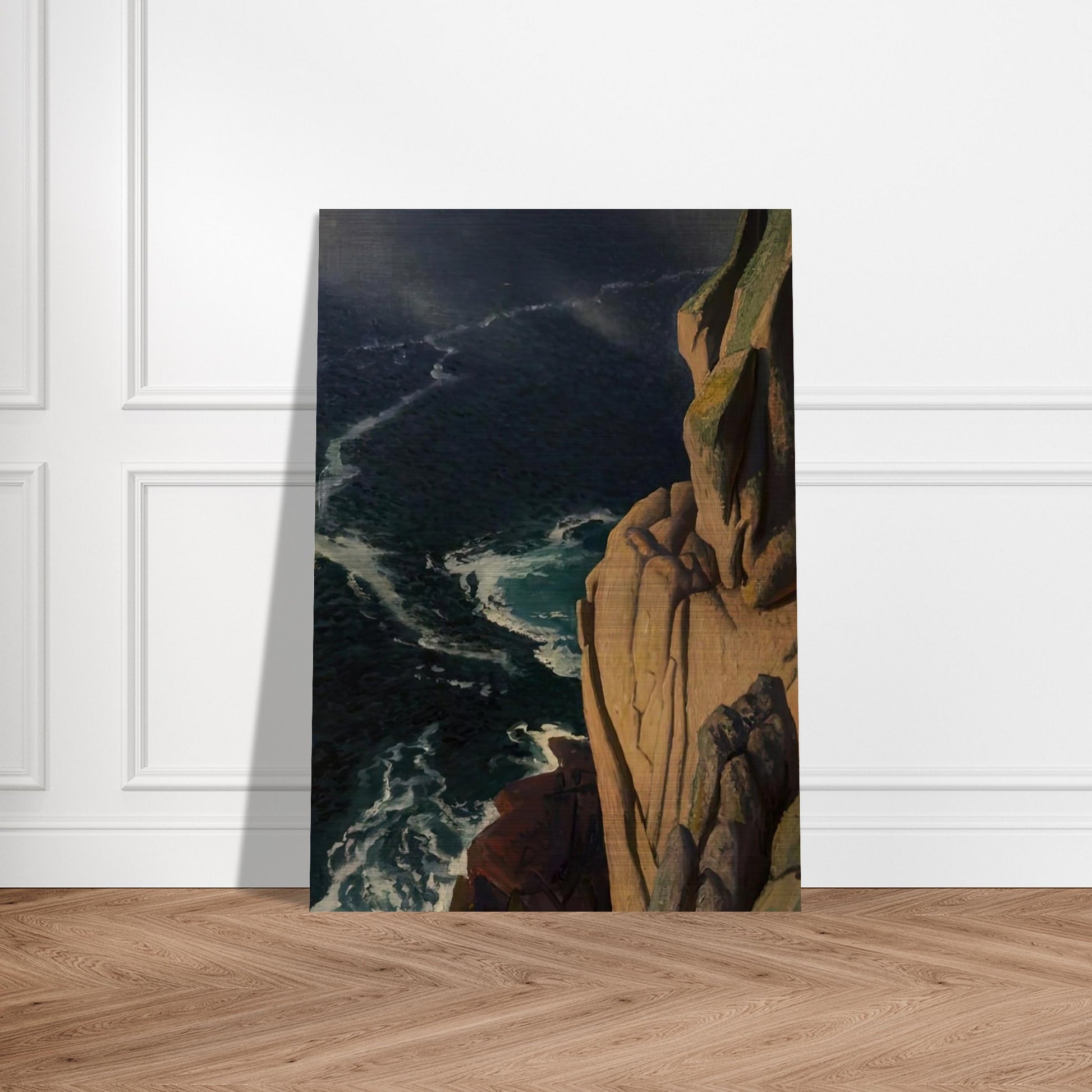 THE CRUEL SEA 1967 - Laura Knight Brushed Aluminum Print - 70x100 cm / 28x40 inches | Laura Knight Aluminum Print | Laura Knight Prints