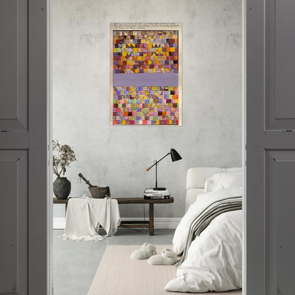 ONCE EMERGED FROM THE GRAY OF NIGHT 1918 - Paul Klee Brushed Aluminum Print - 70x100 cm / 28x40 inches | Paul Klee Aluminum Print | Paul Klee Prints