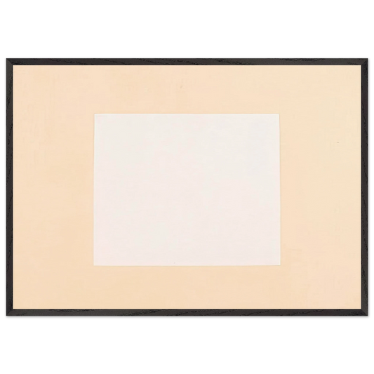 Untitled From Six Aquatints - 1975 - Robert Ryman 70x100 cm / 28x40 inches Framed Art Print – Black Wooden Frame