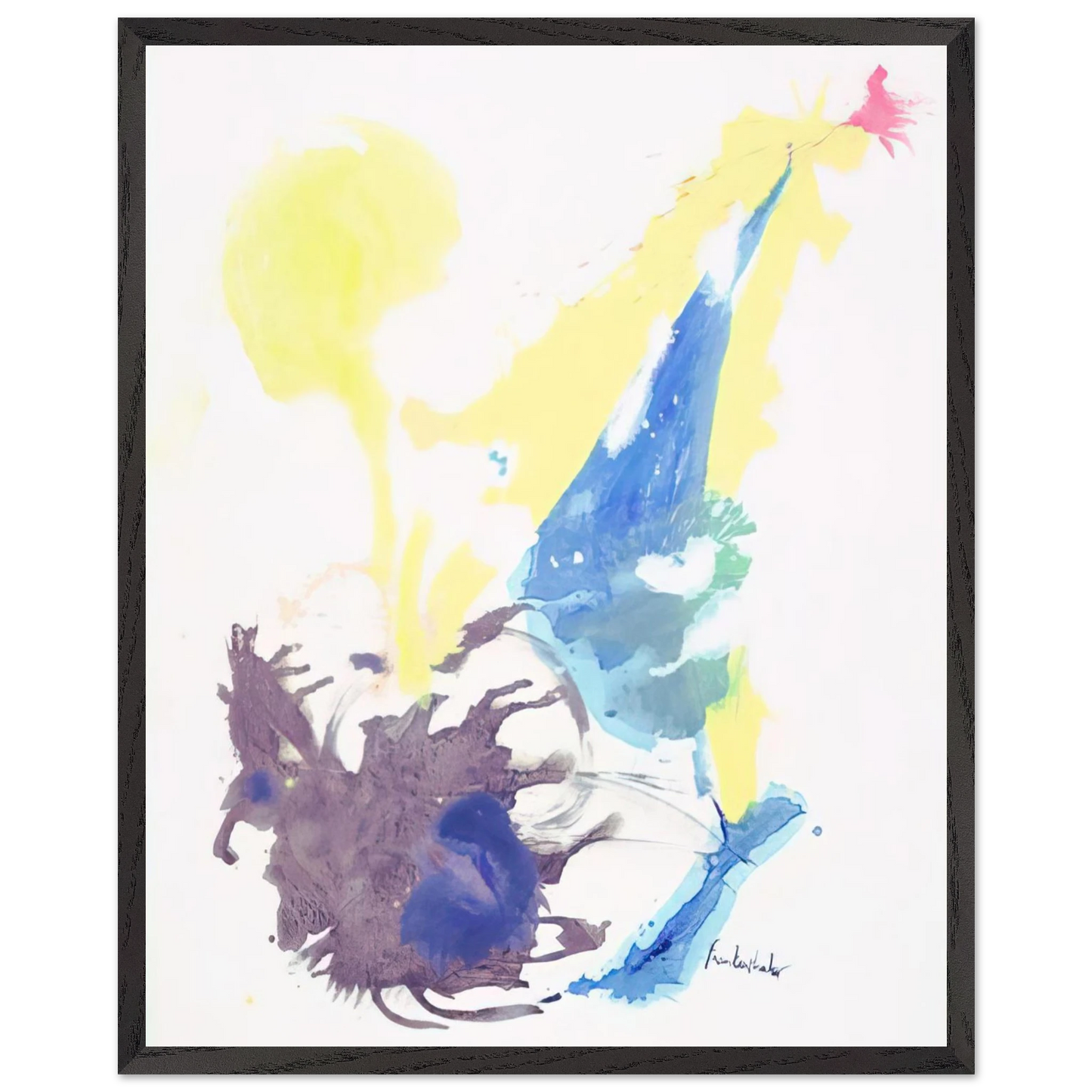 Helen Frankenthaler - Moving Day - 1961 Wall art - 20x25 cm / 8x10 inches - Fine Art Poster-canvas - -