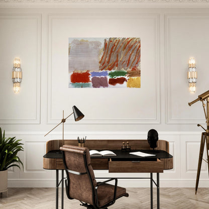 Orlando - 1980 - Albert Irvin Brushed Aluminum Print - 70x100 cm / 28x40 inches | Albert Irvin Aluminum Print | Albert Irvin Prints