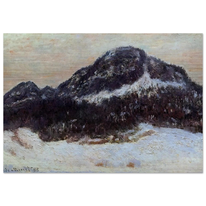 Mount Kolsaas 2 - claude monet Brushed Aluminum Print - 70x100 cm / 28x40 inches | claude monet Aluminum Print | claude monet Prints