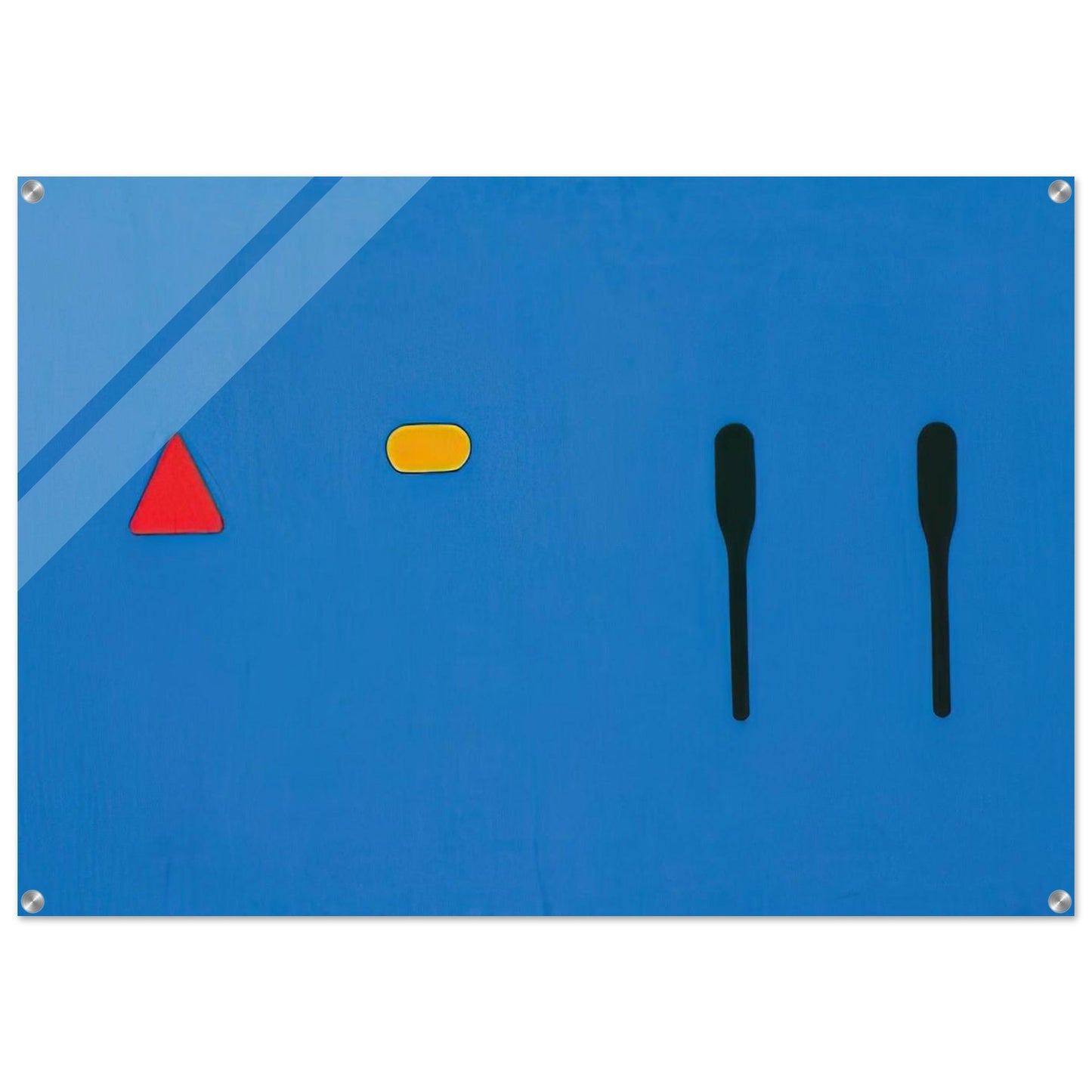 Untitled - 1968 - Ron Gorchov Acrylic Print - 70x100 cm / 28x40″ inches