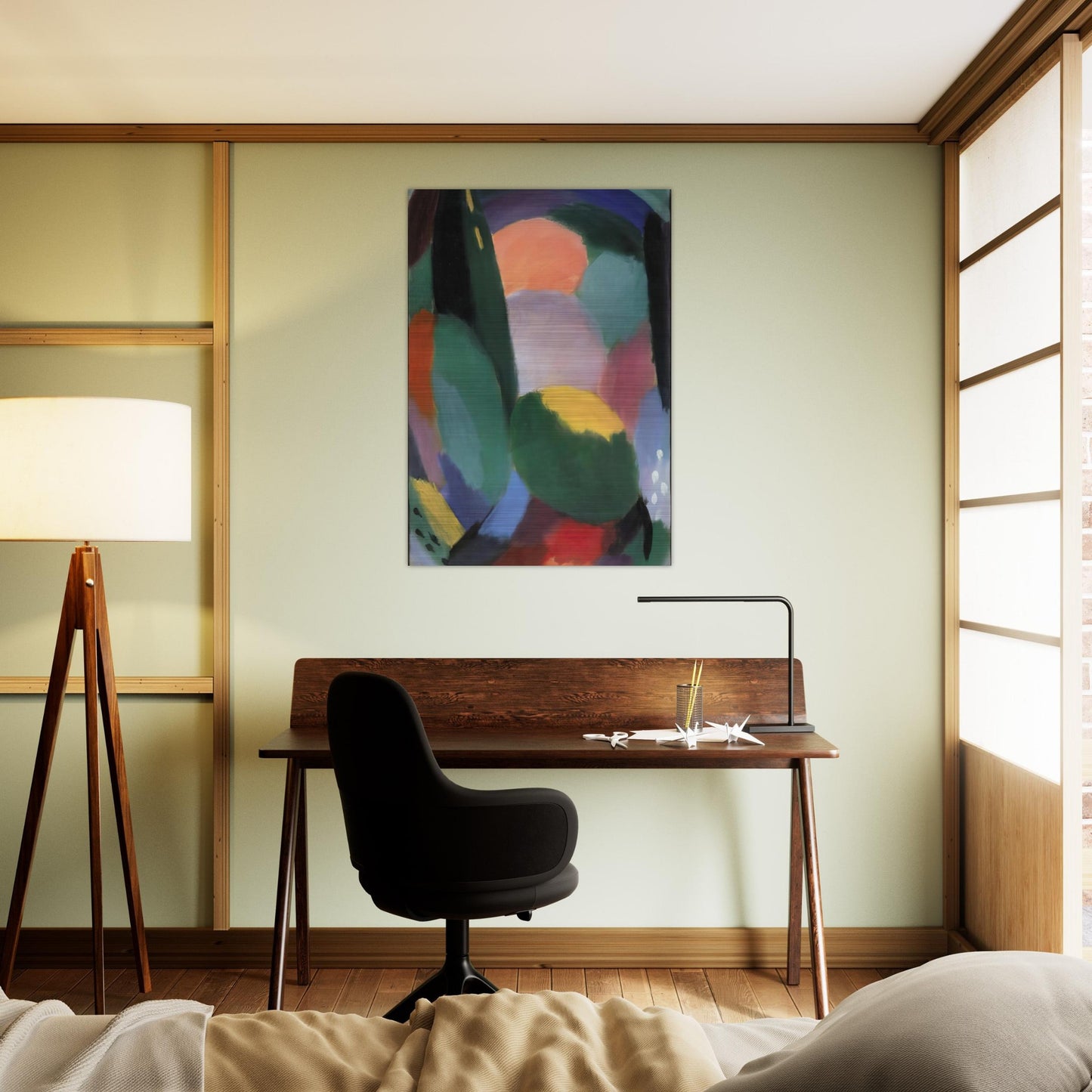 VARIATION GLORREICHER ABEND SOMMERSEGEN II 1917 - Alexej von Jawlensky Brushed Aluminum Print - 70x100 cm / 28x40 inches | Alexej von Jawlensky Aluminum Print | Alexej von Jawlensky Prints
