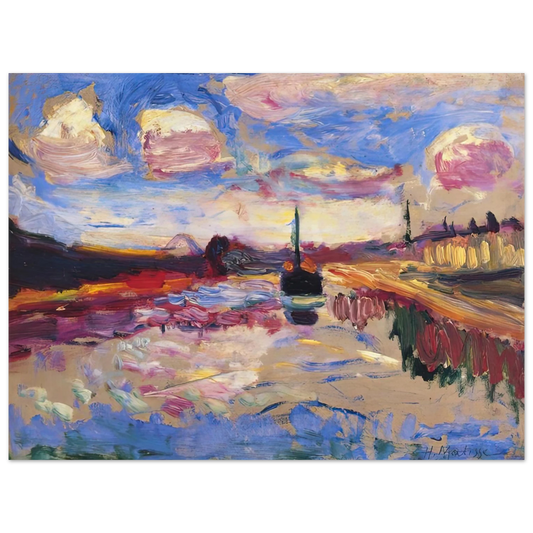 Henri Matisse - CANAL DU MIDI 1899  75x100 cm / 30x40inches Fine Art Poster