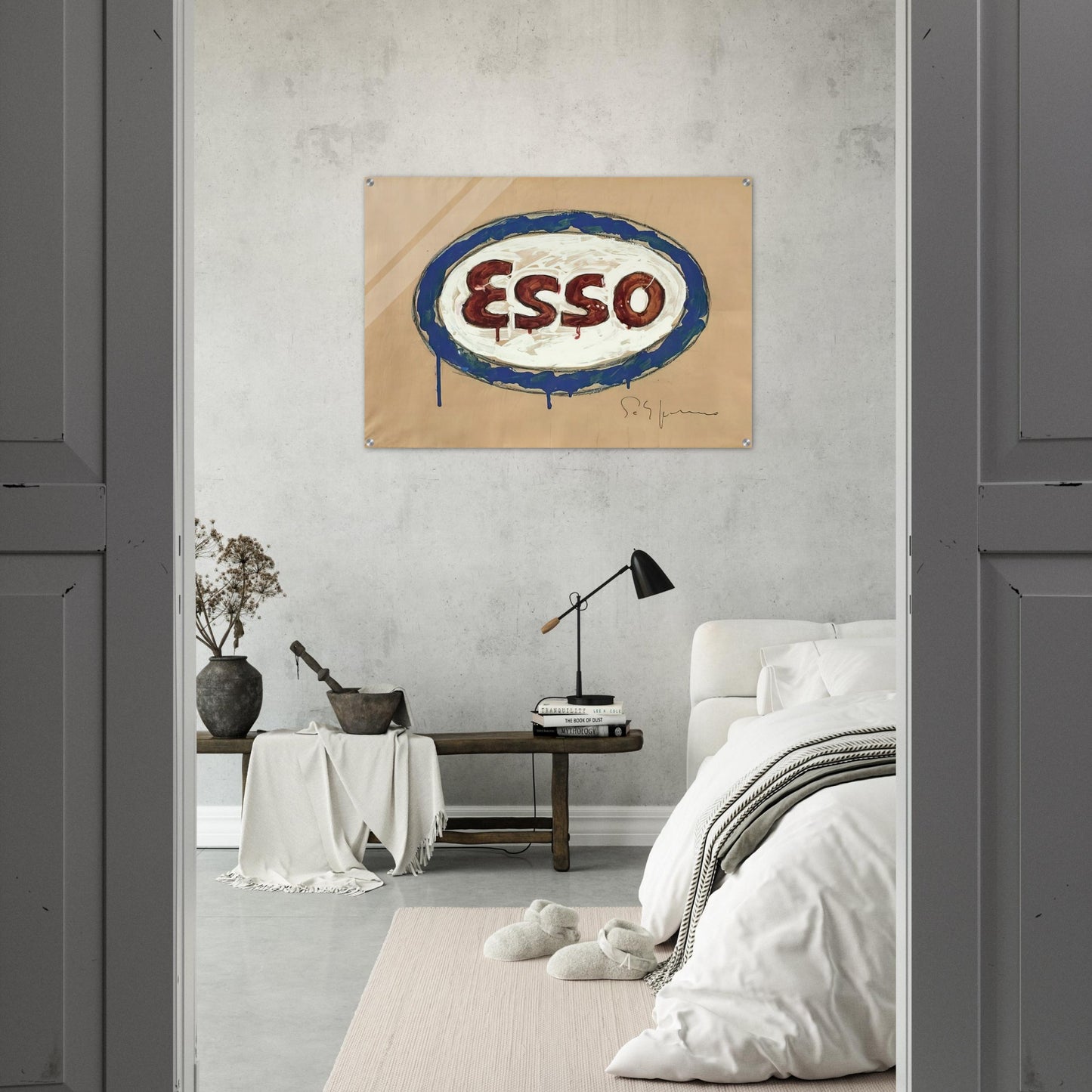 Esso - Pop Art - Mario Schifano Acrylic Print - 70x100 cm / 28x40″ inches