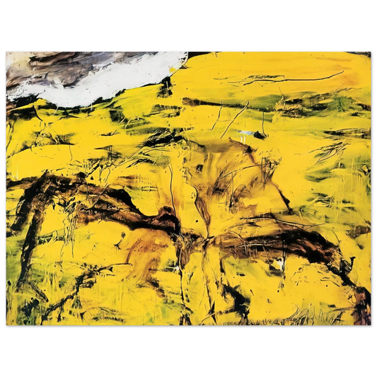 Emil Schumacher - Gorim II - 1995  75x100 cm / 30x40inches Fine Art Poster