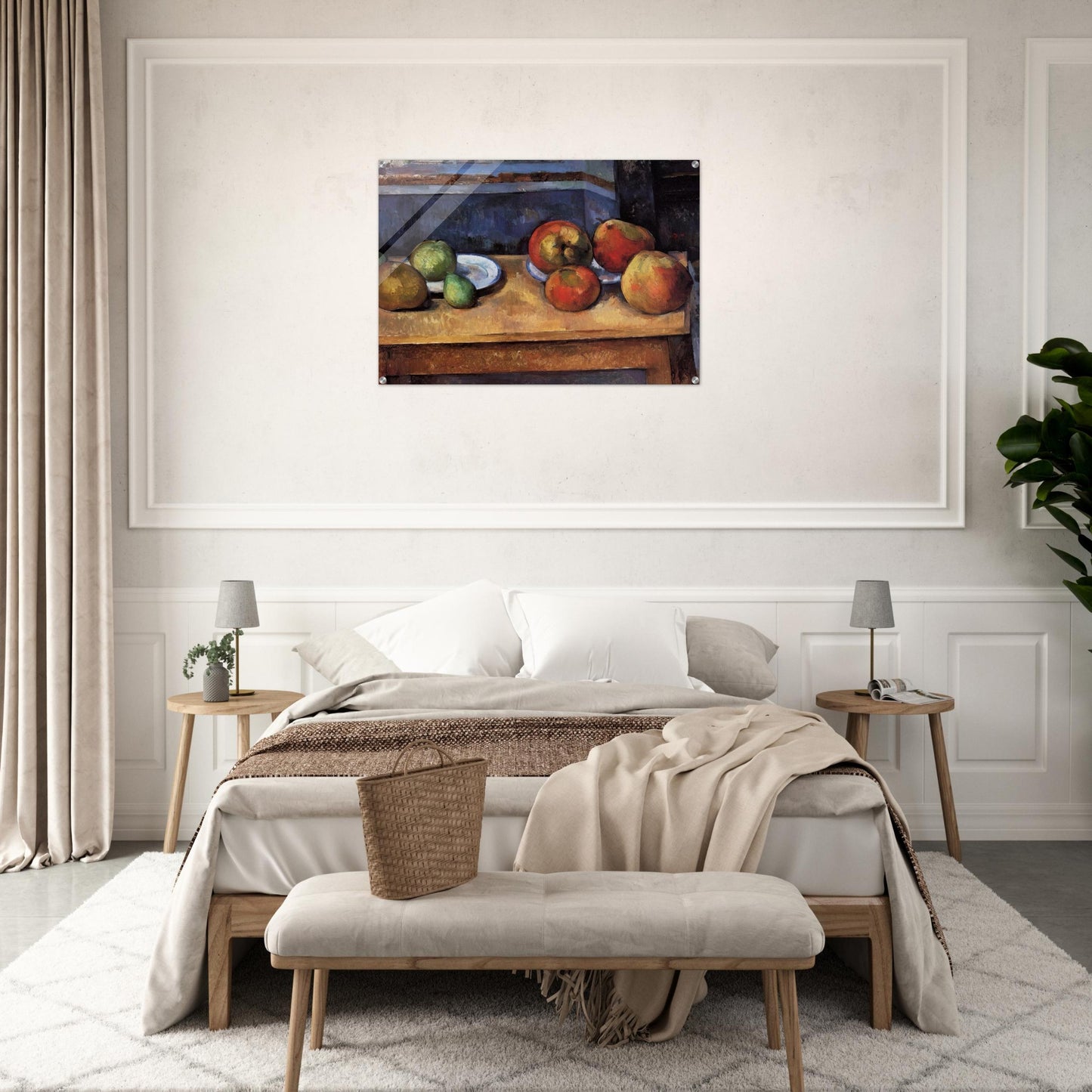 Still Life Apples and Pears - Paul Cézanne Acrylic Print - 70x100 cm / 28x40″ inches