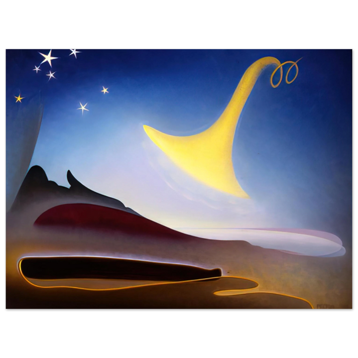 Agnes Lawrence Pelton - Awakening Memory of Father - 1943  75x100 cm / 30x40inches Fine Art Poster