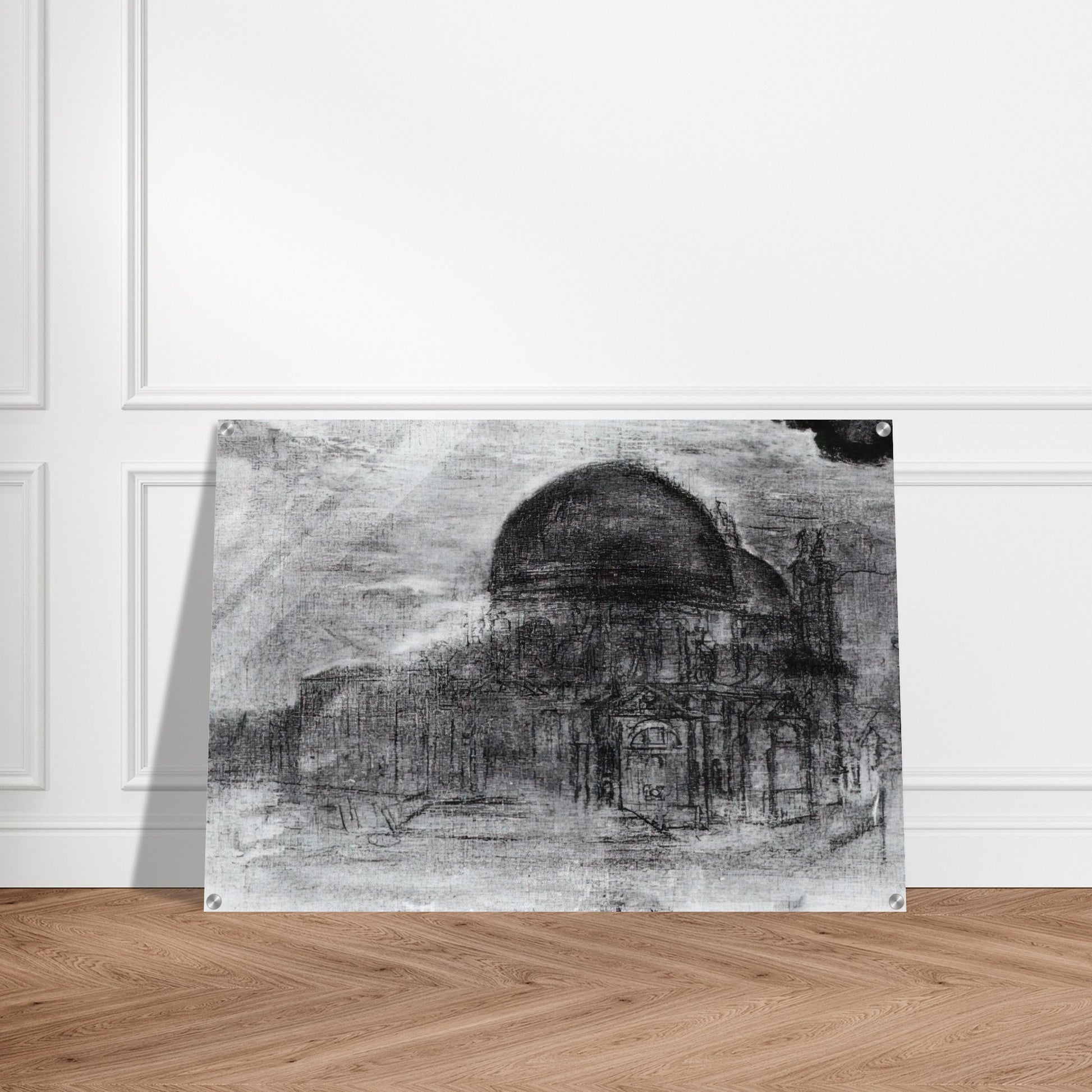 CATHEDRAL UNFINISHED - Salvador Dali Acrylic Print - 70x100 cm / 28x40″ inches | Salvador Dali Wall Art | Salvador Dali Prints