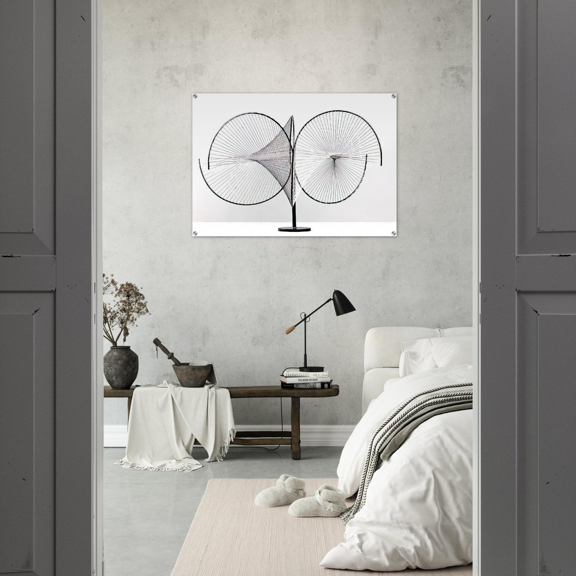 Hyperbolic surfaces - 1959 - Tomas Maldonado Acrylic Print - 70x100 cm / 28x40″ inches | Tomas Maldonado Wall Art | Tomas Maldonado Prints