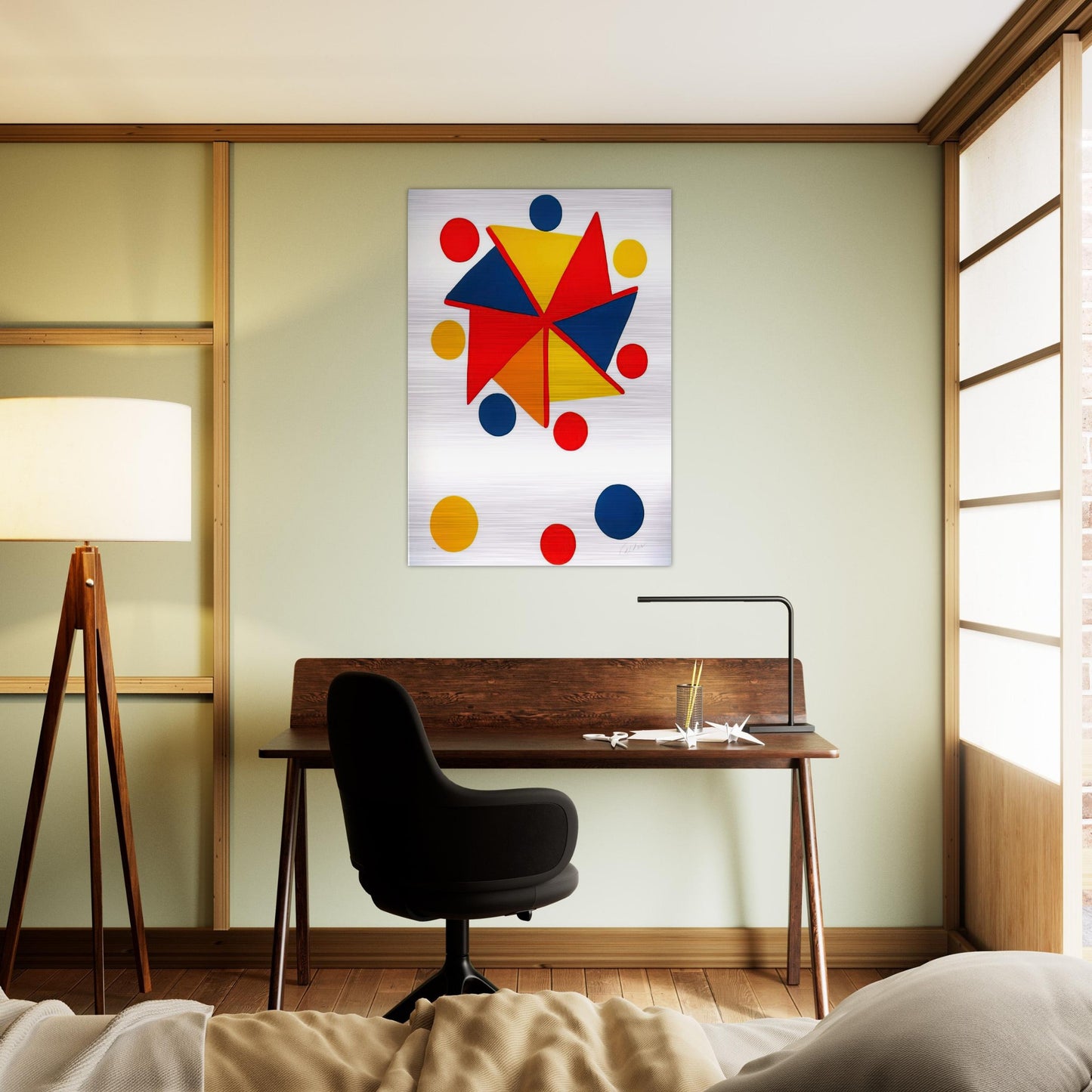 UNTITLED 1970 - Alexander Calder Brushed Aluminum Print - 70x100 cm / 28x40 inches | Alexander Calder Aluminum Print | Alexander Calder Prints
