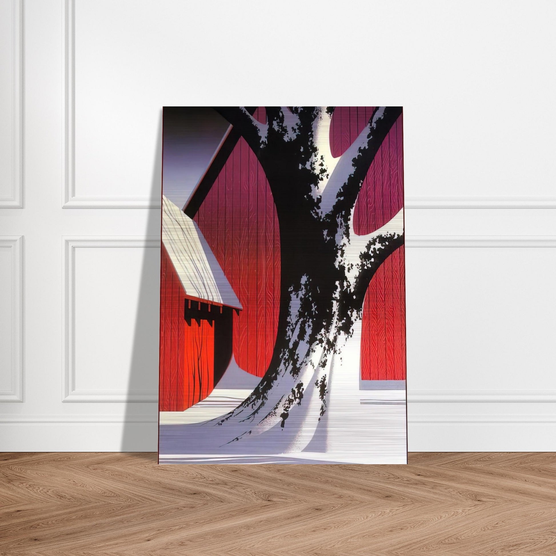 Ruby - Eyvind Earle Brushed Aluminum Print - 70x100 cm / 28x40 inches | Eyvind Earle Aluminum Print | Eyvind Earle Prints