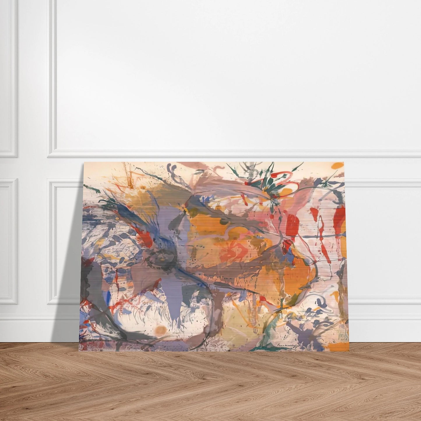 Before the Caves, 1958- - Helen Frankenthaler Brushed Aluminum Print - 70x100 cm / 28x40 inches | Helen Frankenthaler Aluminum Print | Helen Frankenthaler Prints