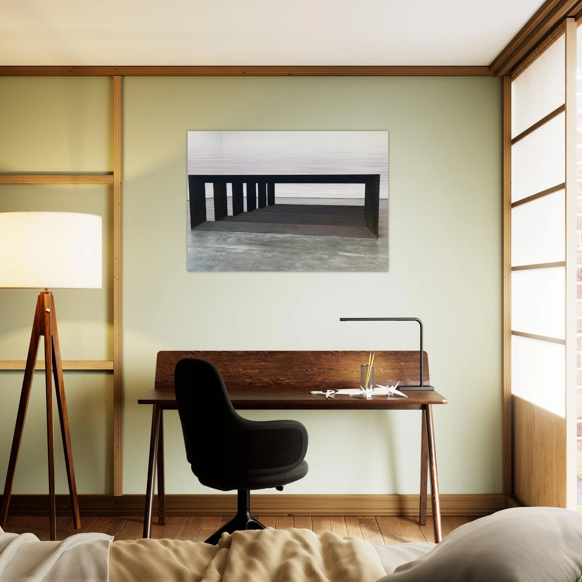 Untitled JUDDO0517 - 1979 - Donald Judd Brushed Aluminum Print - 70x100 cm / 28x40 inches | Donald Judd Aluminum Print | Donald Judd Prints