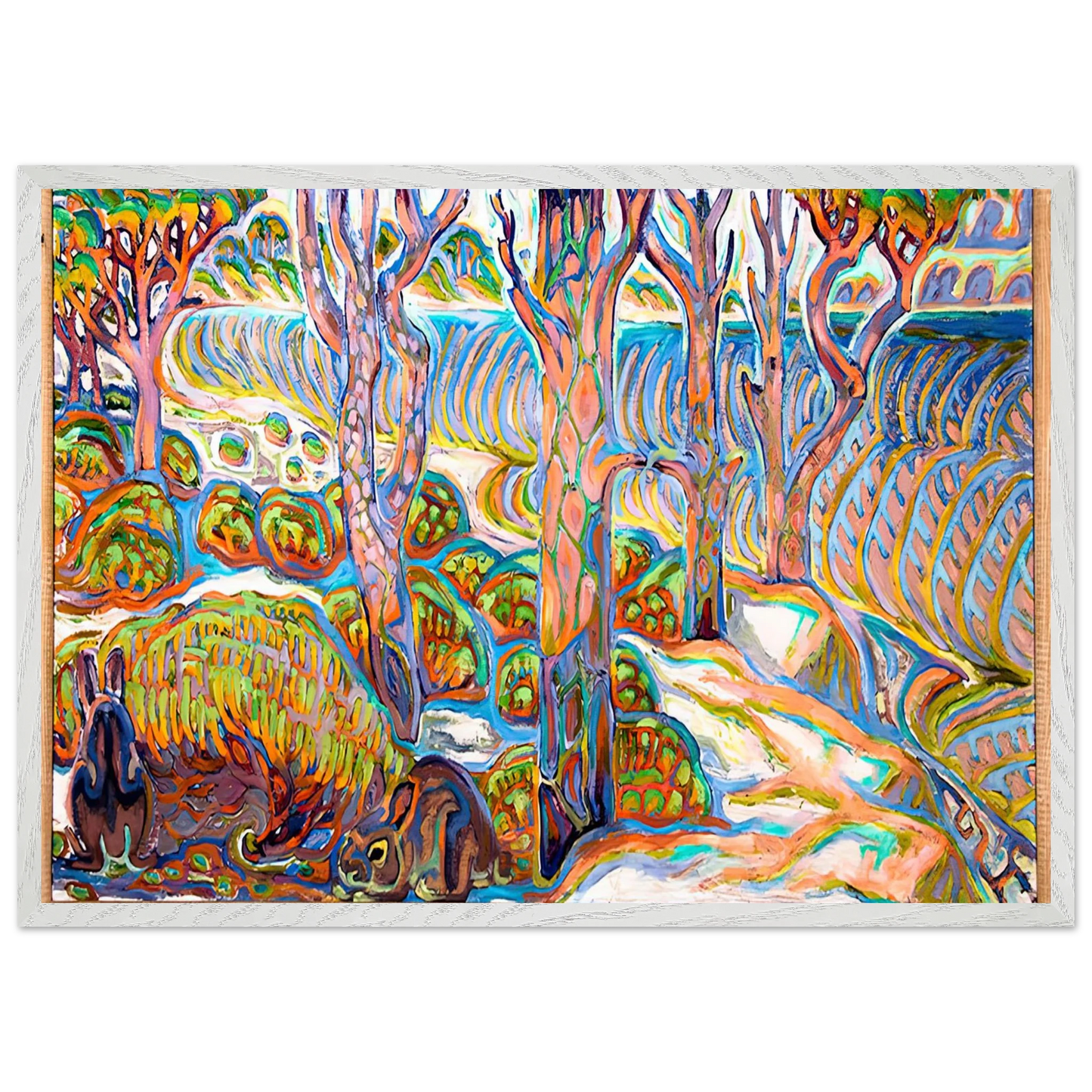 Walter Inglis Anderson - Walter Anderson Wall art - A3 (29.7 x 42  cm) - Premium Wooden Framed Poster With Fine Art Paper-canvas - White frame