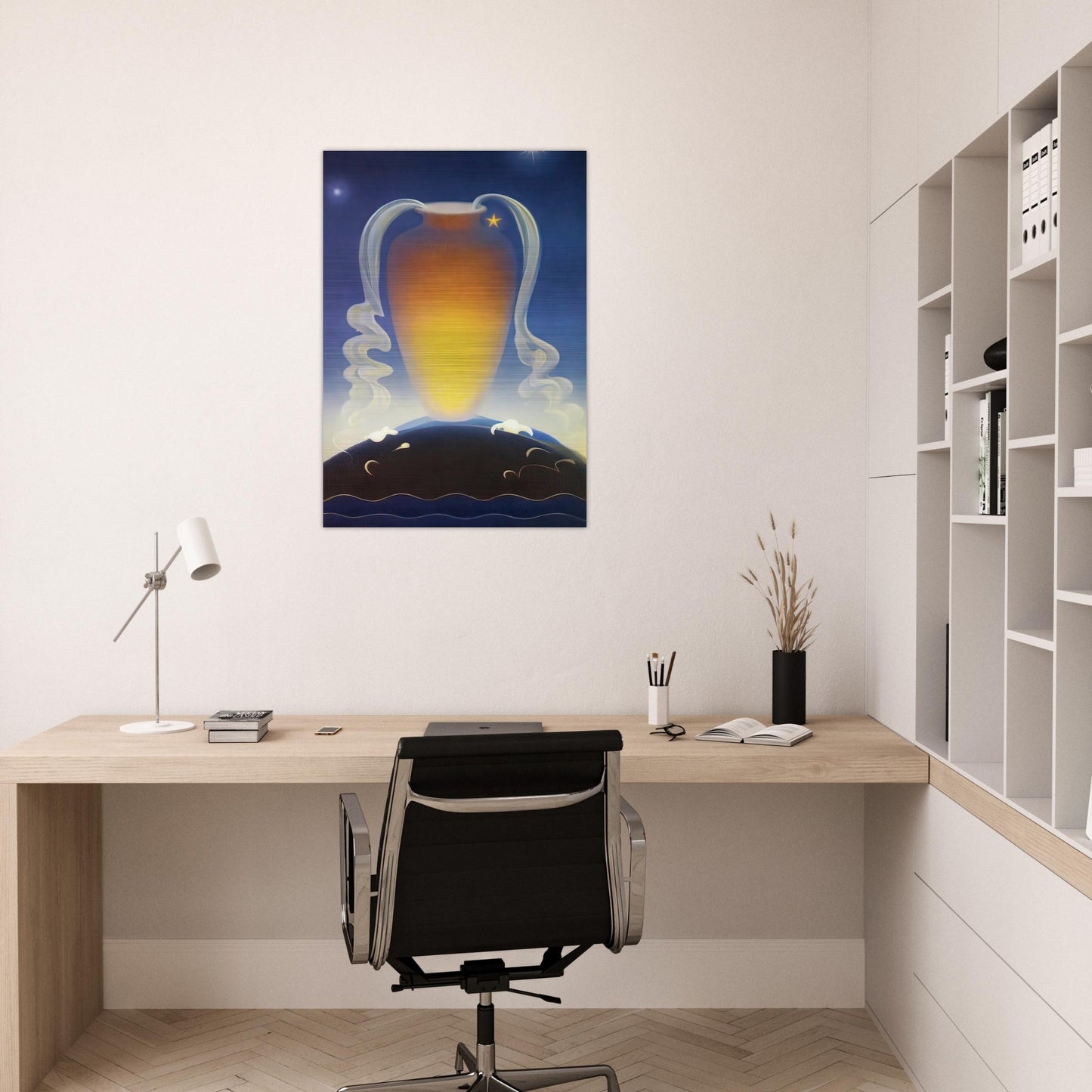Even Song - 1930 - Agnes Lawrence Pelton Brushed Aluminum Print - 70x100 cm / 28x40 inches | Agnes Lawrence Pelton Aluminum Print | Agnes Lawrence Pelton Prints