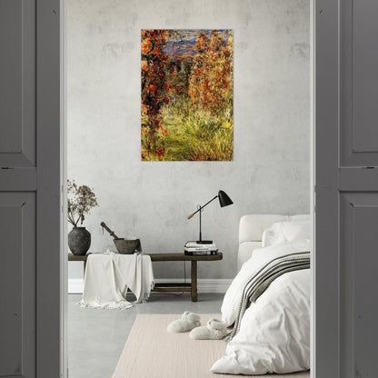 The House among the Roses 2 - claude monet Brushed Aluminum Print - 70x100 cm / 28x40 inches | claude monet Aluminum Print | claude monet Prints