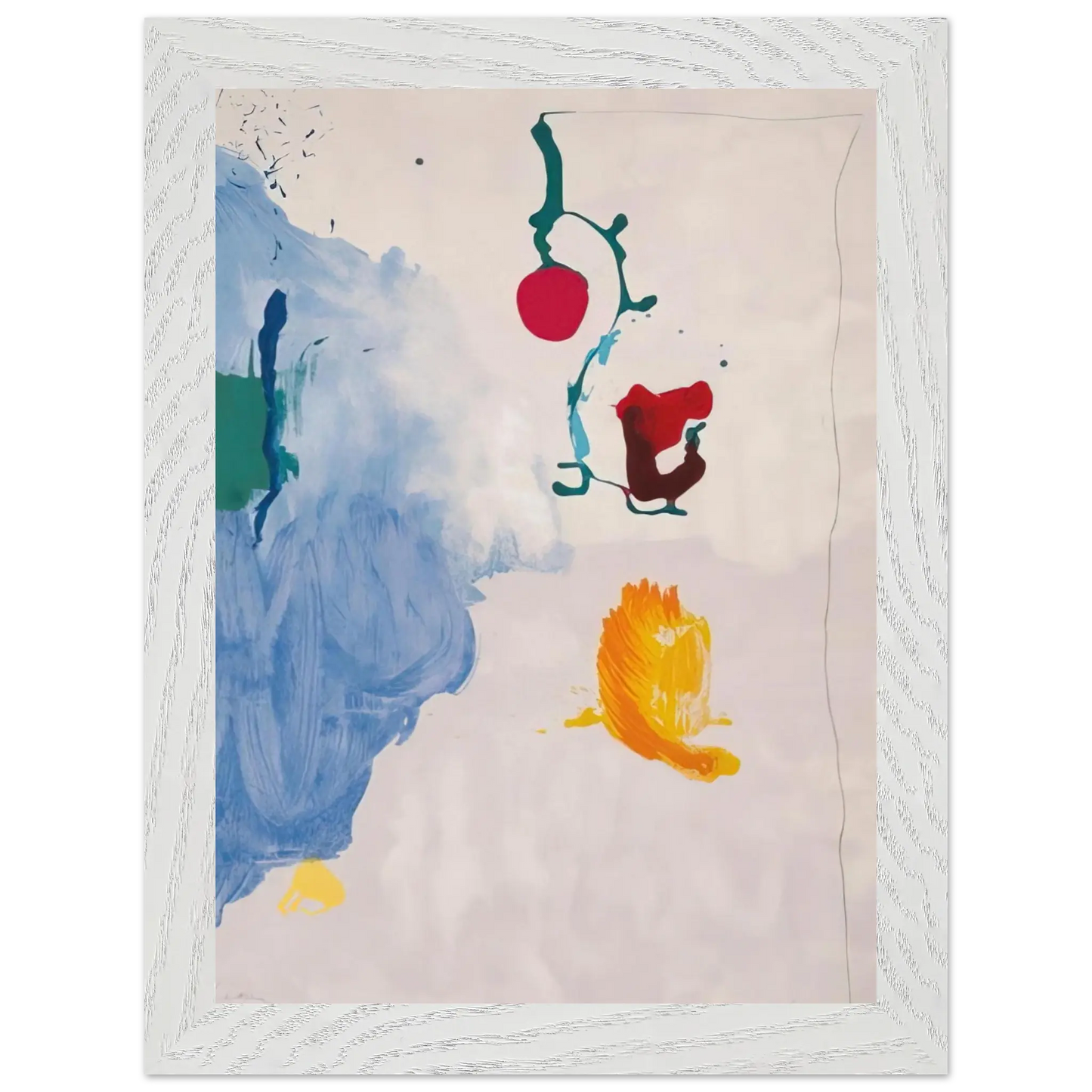 Helen Frankenthaler - Eve - 1995 Wall art - A1 (59.4 x 84.1  cm) - Fine Art Poster - -