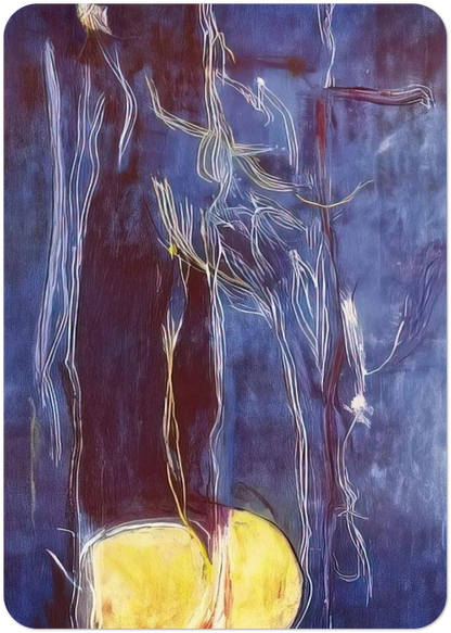 All About Blue - 1994 By Helen Frankenthaler Pack of 10 Post Cards | Helen Frankenthaler Post Cards | A6 (10.5 x 14.8 cm) - 4.1 x 5.8 inches