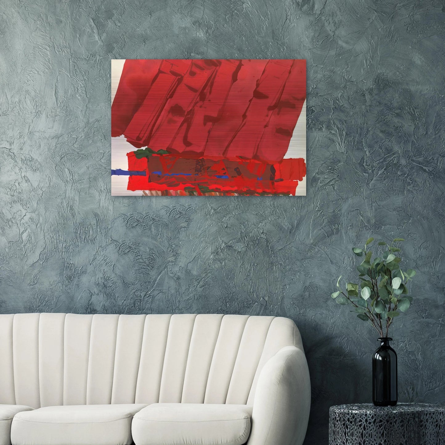 Flodden - 1978 - Albert Irvin Brushed Aluminum Print - 70x100 cm / 28x40 inches | Albert Irvin Aluminum Print | Albert Irvin Prints