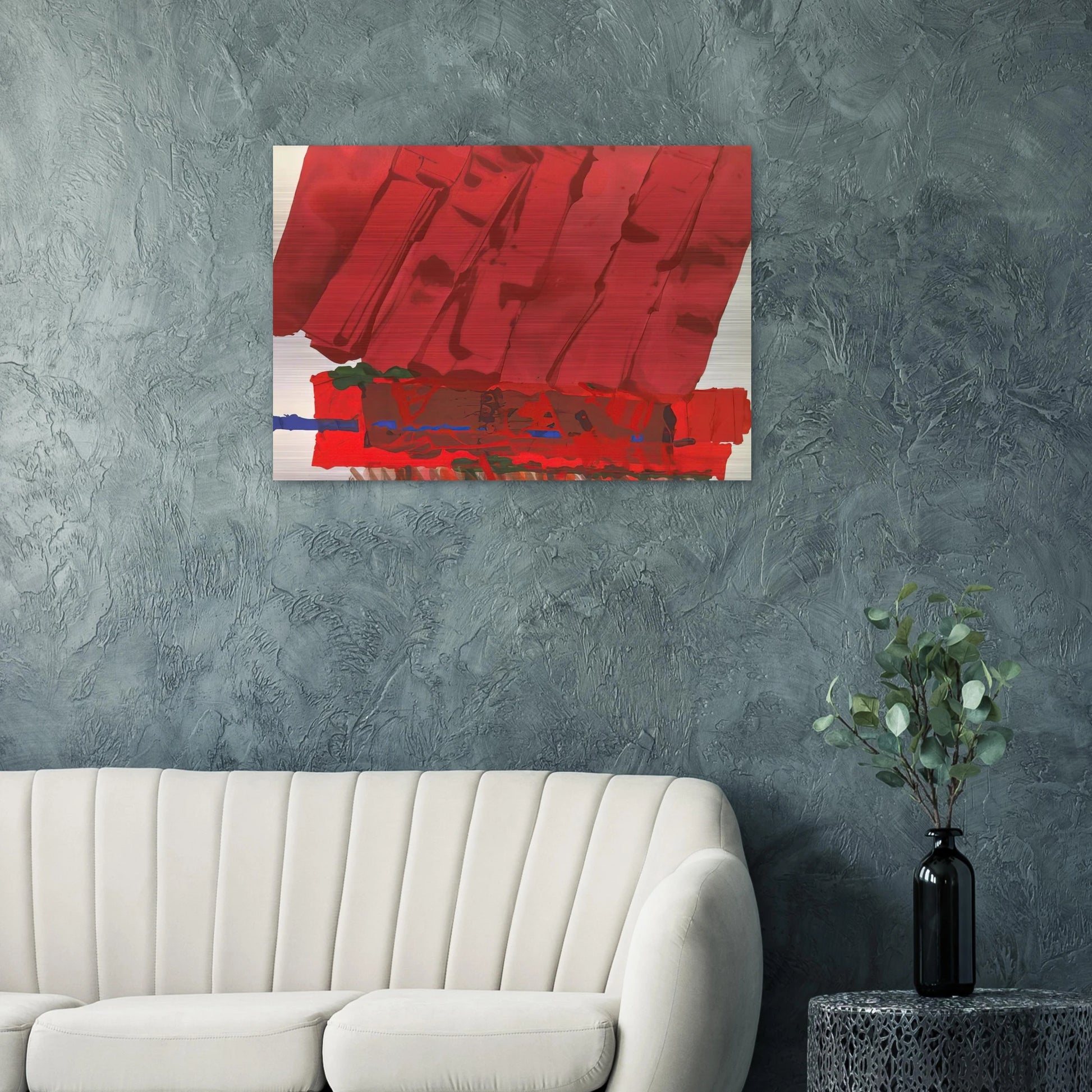 Flodden - 1978 - Albert Irvin Brushed Aluminum Print - 70x100 cm / 28x40 inches | Albert Irvin Aluminum Print | Albert Irvin Prints