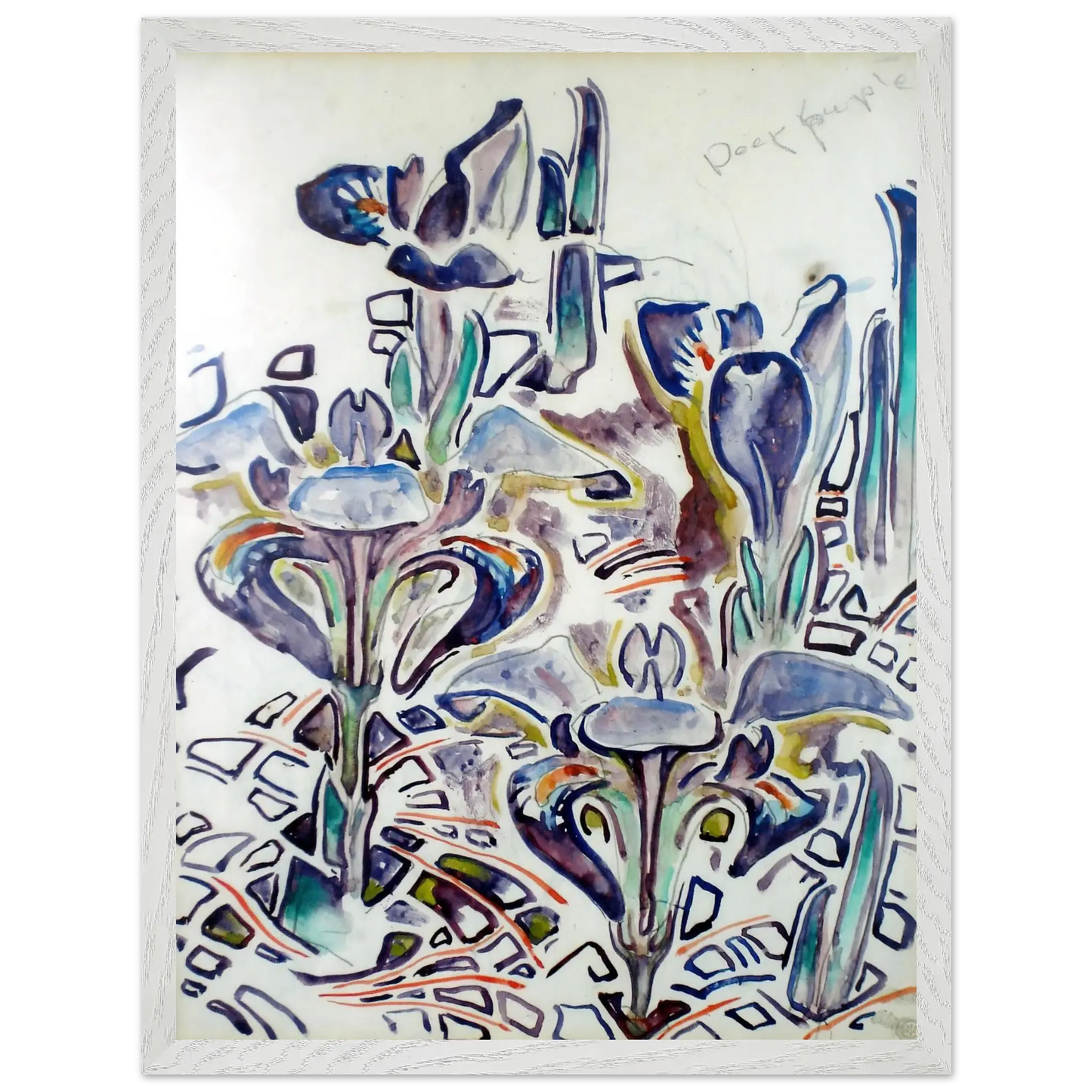 Walter Inglis Anderson - Walter Anderson Wall art - A3 (29.7 x 42  cm) - Premium Wooden Framed Poster With Fine Art Paper - White frame