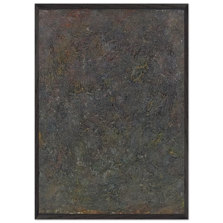 BRUNO 1982 - Milton Resnick 70x100 cm / 28x40 inches Framed Art Print – Black Wooden Frame