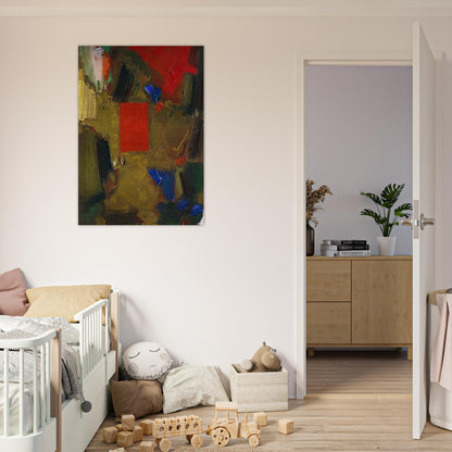 Profound Longing - Hans Hofmann Brushed Aluminum Print - 70x100 cm / 28x40 inches | Hans Hofmann Aluminum Print | Hans Hofmann Prints
