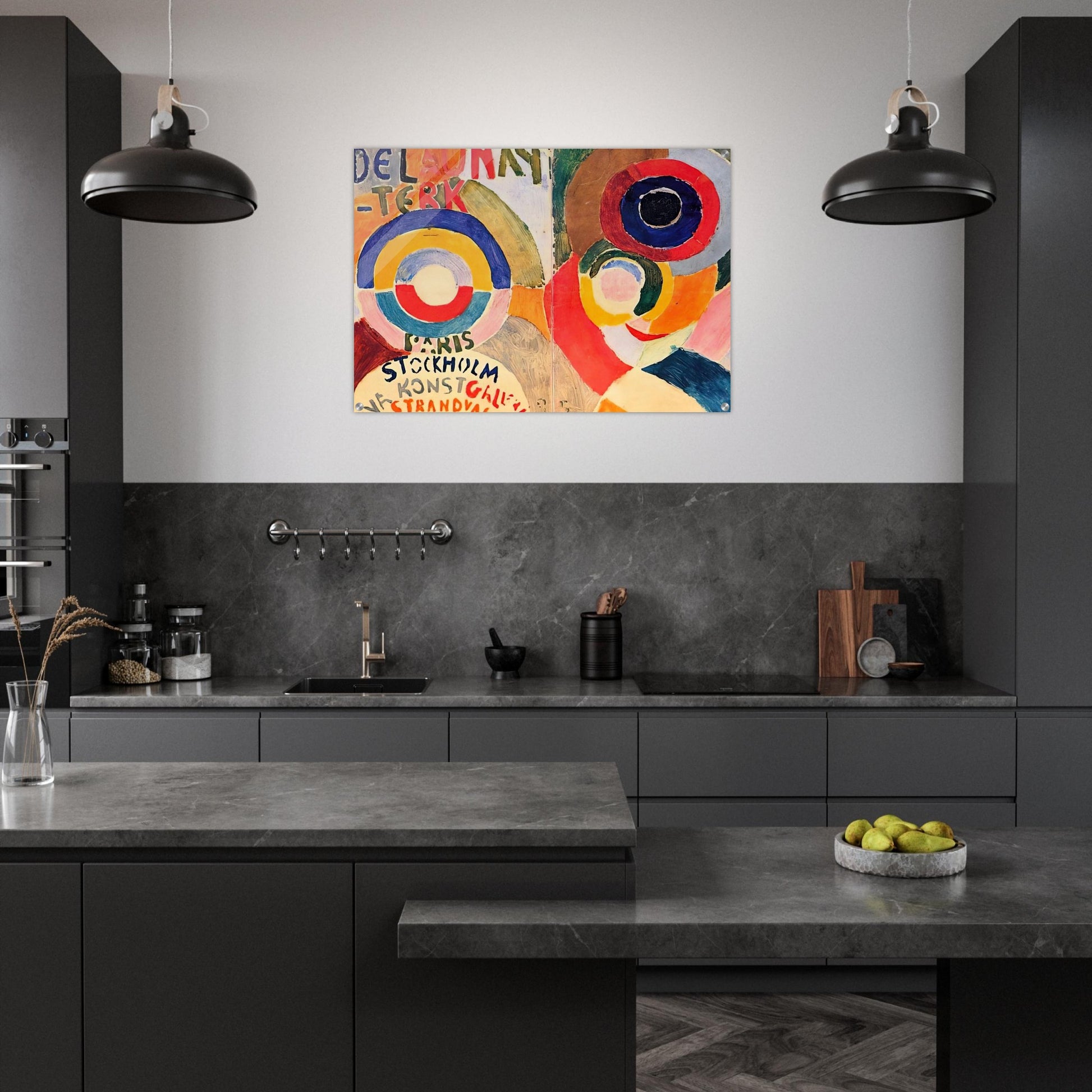 MODERNISM - Sonia Delaunay Acrylic Print - 70x100 cm / 28x40″ inches