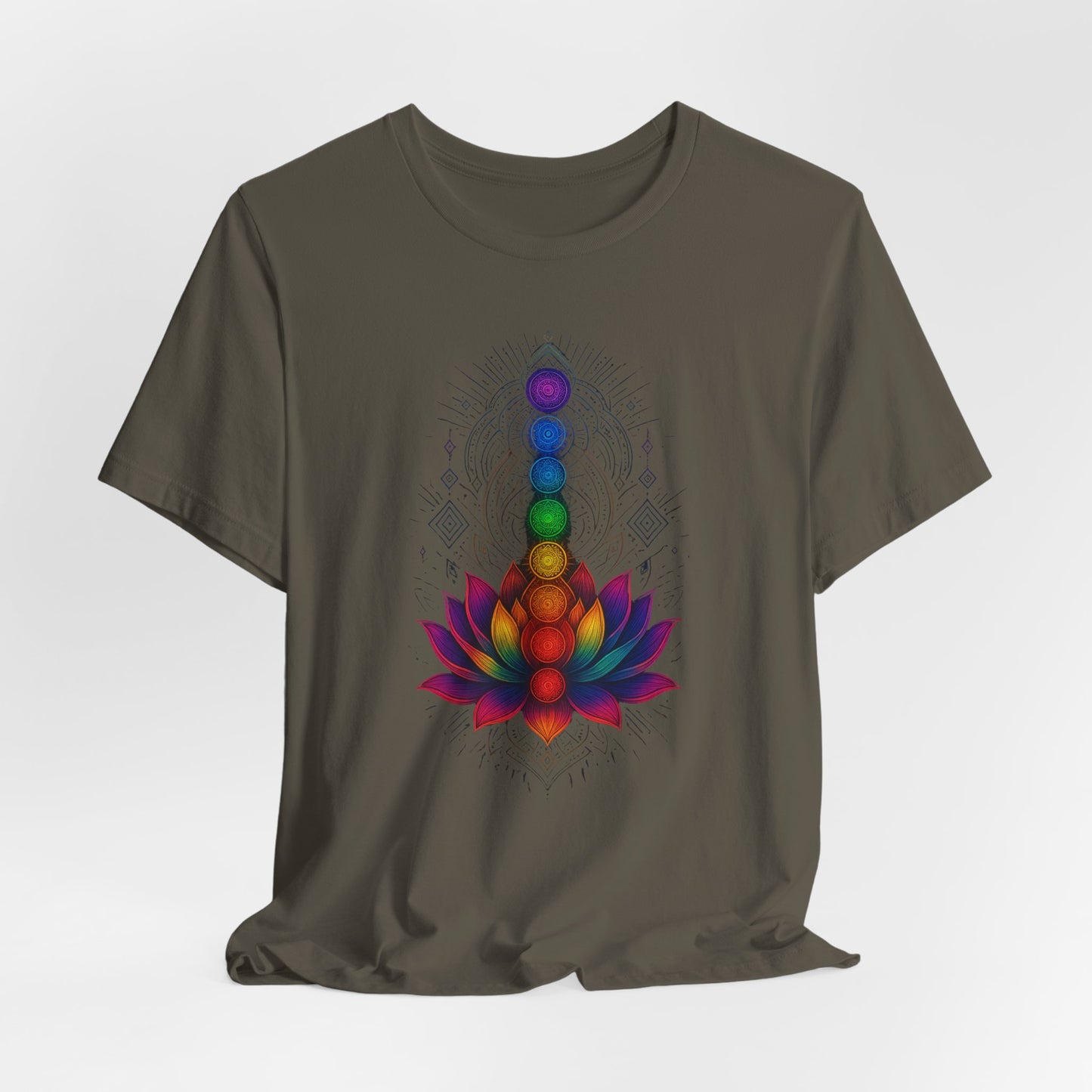 Chakra-Lotusblume, spiritueller Yoga-Liebhaber