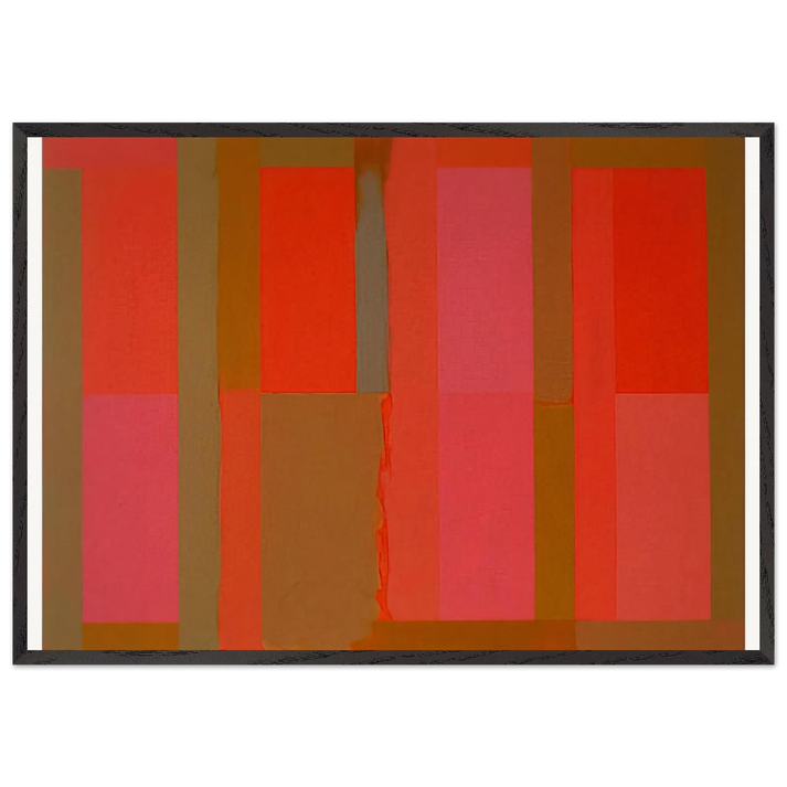 Harlequin - 1984 - Doug Ohlson 70x100 cm / 28x40 inches Framed Art Print – Black Wooden Frame