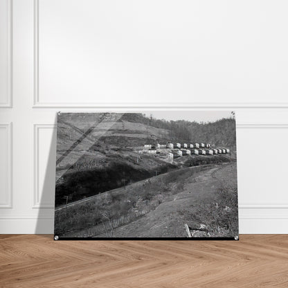 COAL COMPANY TOWN IN JENKINS 1935 - Ben Shahn Acrylic Print - 70x100 cm / 28x40″ inches